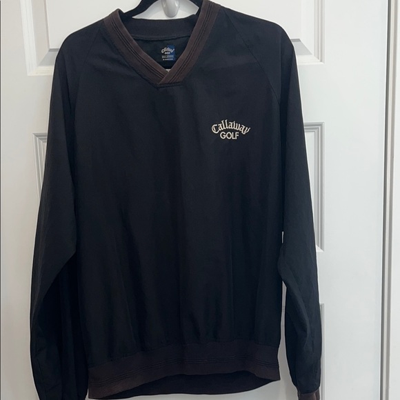 Callaway Other - Callaway by Nordstrom Men's Black V-Neck Pullover Windbreaker size L